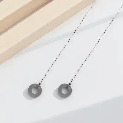 

2 pcs Jazz Drum Cymbal Sizzle Chain Aluminum Alloy Adjustable For Ride Crash China Effect Drum Kit Accessories Percussion Parts