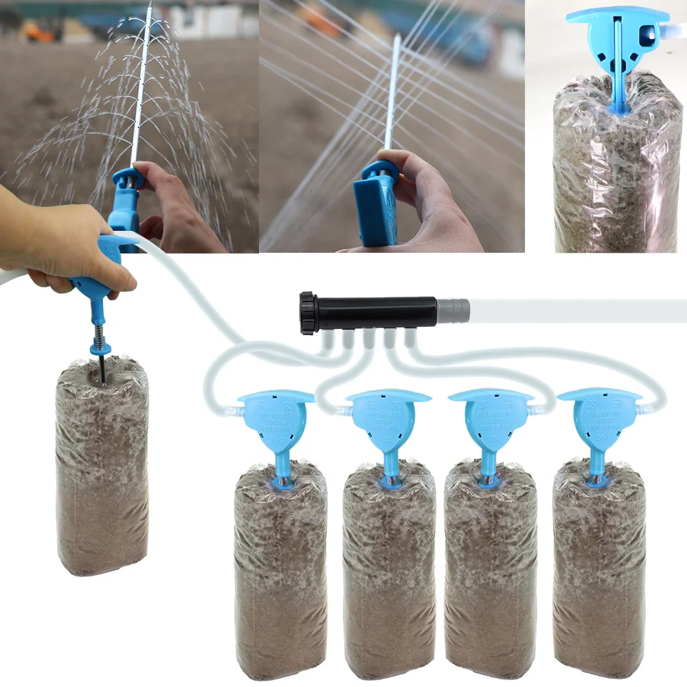 Mushroom Stick Watering Needle Launcher Irrigation Kit for Edible Water Replenisher Farm Agaric Cultivation Automatic Injector