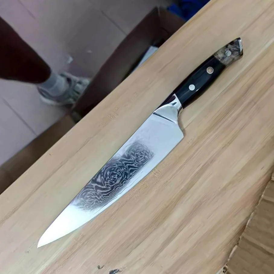 

8.3 Inch Chef Knife 67-layers Damascus Steel 10Cr15CoMov Blade Gyutou Wood Handle Slicing Vegetables Cleaver Meat Kitchen Knife