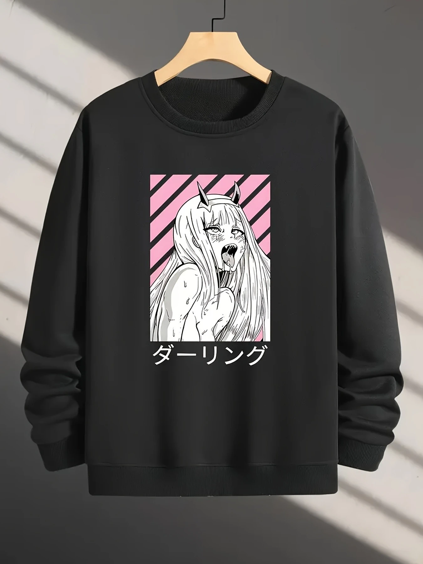 

Cartoon Anime Graphic Print Autumn and Winter Pure Cotton Men's and Women's Sweatshirts Outdoor Sports Leisure Fashion Trend