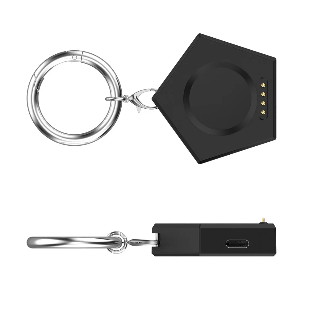 Oneplus Watch2 OPPO Watch X/4pro/3 Pro/3/2/SE용 키체인 마이크로 USB/Type-C 포트가 있는 자기 충전기 무선 충전 베이스