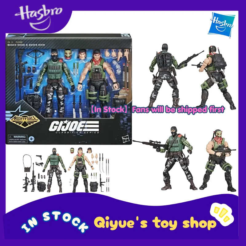

[In Stock] Hasbro Gijoe Special Forces Bridgehead Tornado Legs Night Raid Double Combination Set Six-inch Toy Collectible Gift