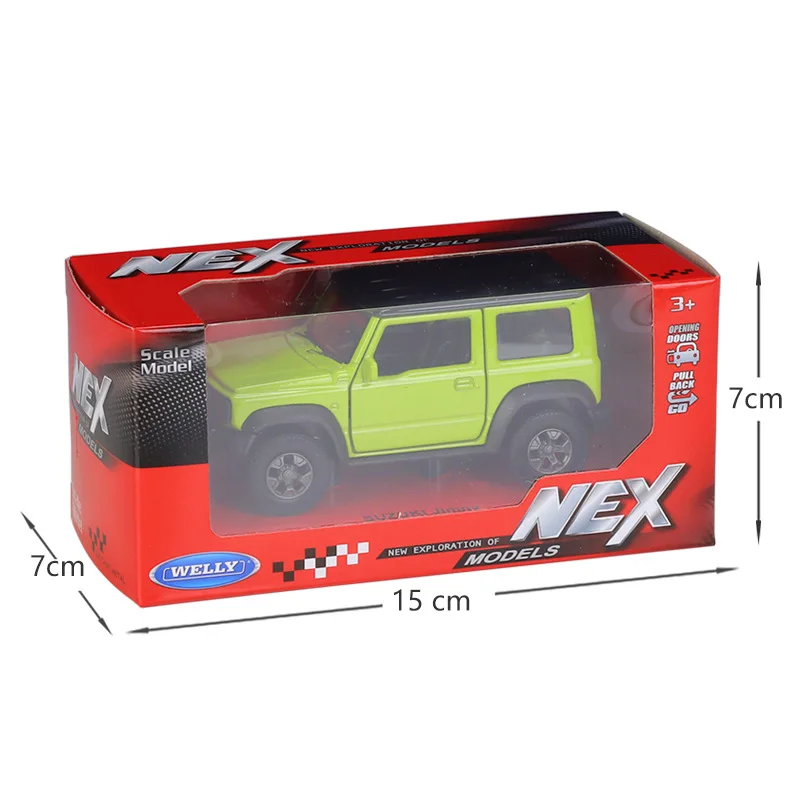 WELLY1:36 Suzuki Jimny off-road vehicle simulation alloy car finished model return car