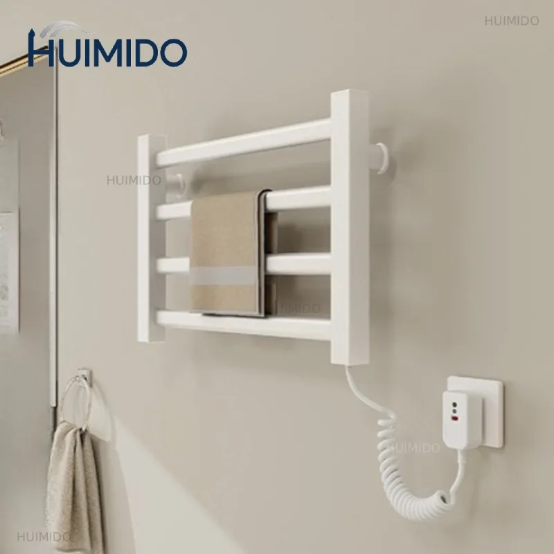 Household Bathroom Towel Warmer Electric Towel Rack Aluminum Alloy Constant Temperature Heated Rail Towels Bathroom Fixture