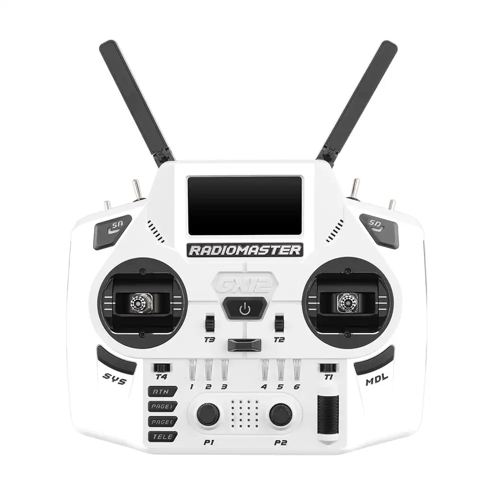 

Radiomaster GX12 Crush 2,4G Dual 1W Gemini Xrossband Радиоконтроллер-передатчик - ELRS / Mode2