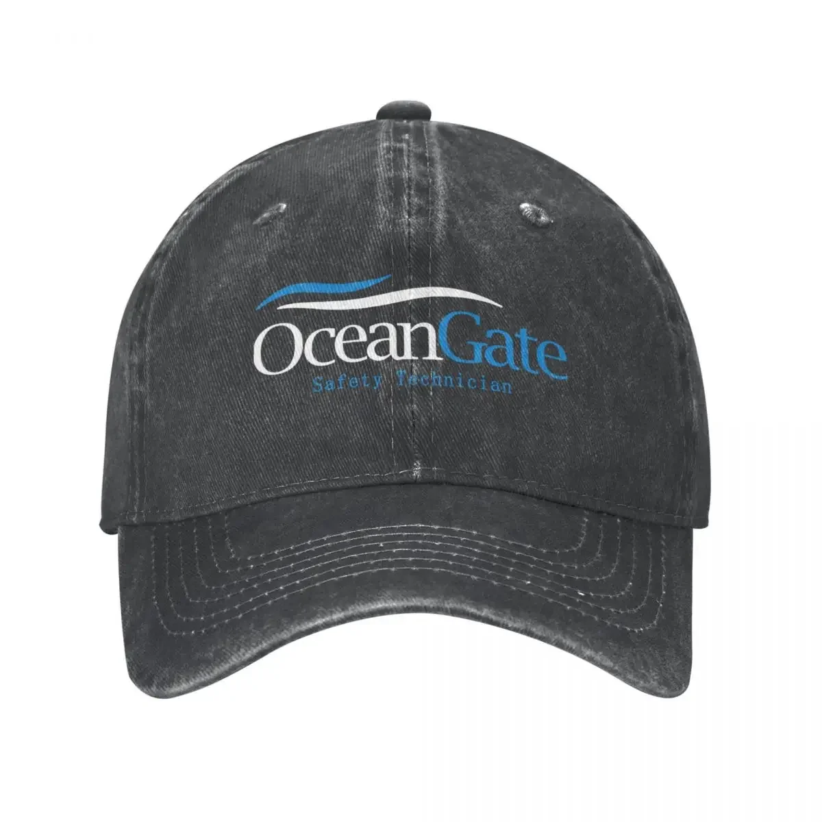 Retro OceanGate Safety Technician Baseball Caps Unisex Style Distressed Cotton Snapback Cap Outdoor Activities Gift Caps Hat