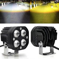Super bright 3 Inch Dual Color LED Spotlights 200W Fog lamp Headlight Accessory For Motorcycle Truck Car SUV ATV 30000LM 24V 12V