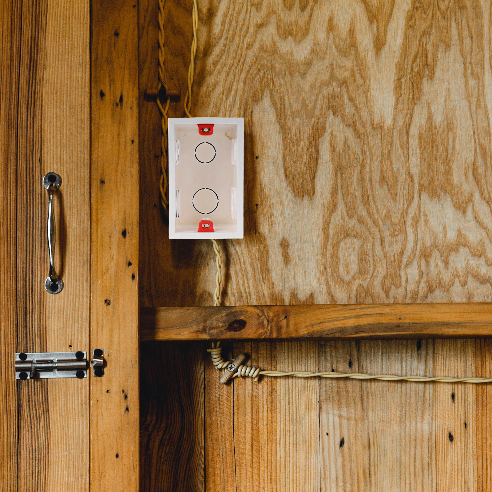 

5 pcs Wall Junction Box For Hidden Wiring Plastic Flush Mount Electrical Box Waterproof Seal Precision Cutouts Switches Outlets