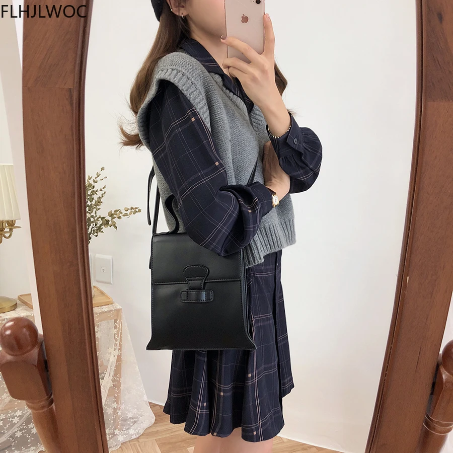 Autumn Basic Mini Dresses Hot Women Long Sleeve Japan Korean Style Design Cute Sweet A Line Vintage Girls Plaid Shirt Dress