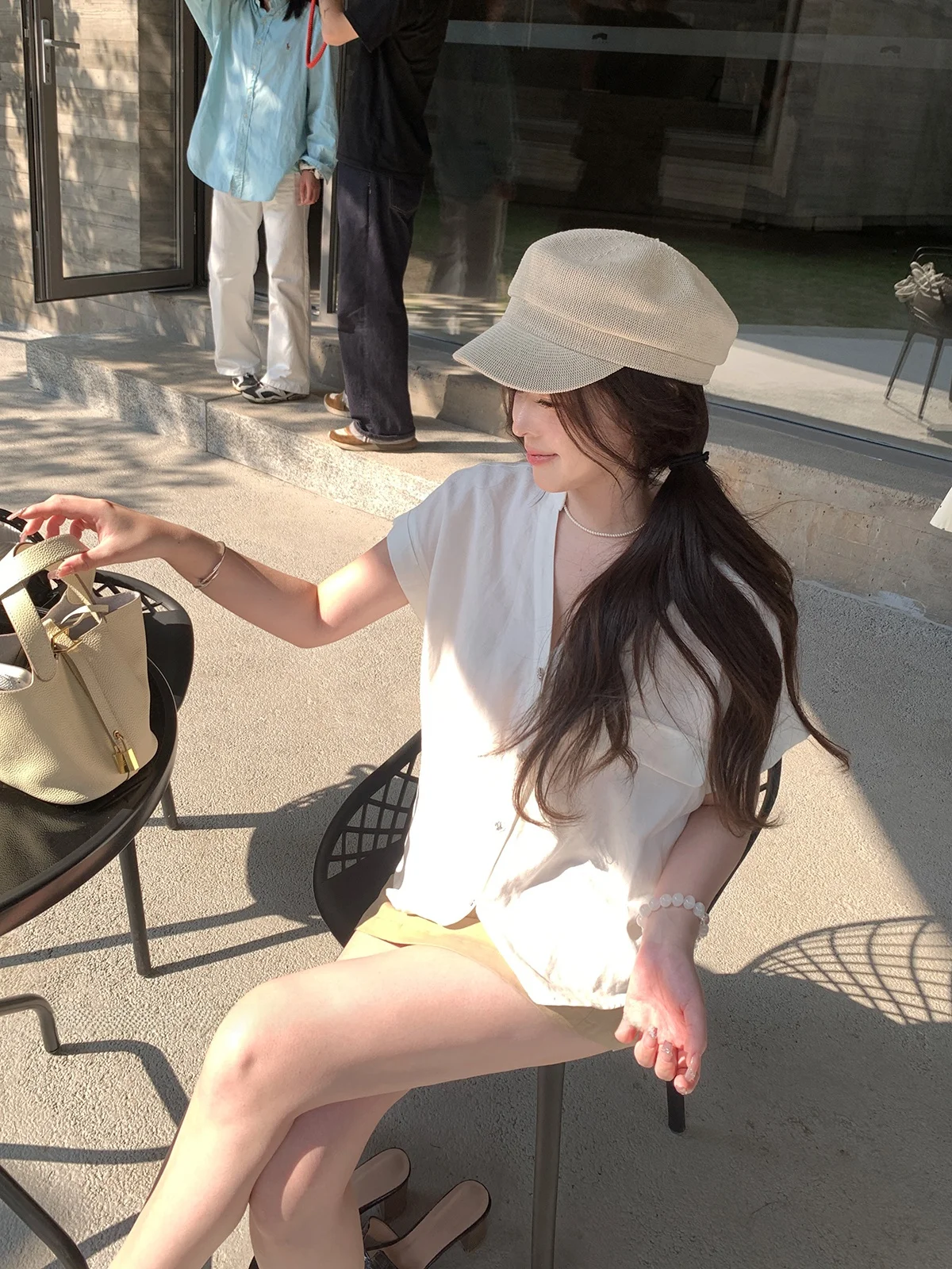 

Оригинальная женская блузка Rosewth из льна и шелка: летний повседневный топ, незаменимая вещь для офиса, свободный крой, длинный рукав, однотонная.