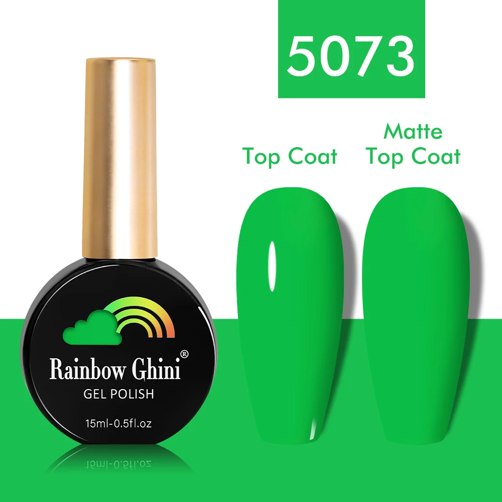 2023 Regenbogen Ghini 15ml Neon Gel Nagellack Süßigkeiten Fluoreszenz Farben semi permanente UV-Lack Hybrid Gel Farbe Nail Art Leim Bar