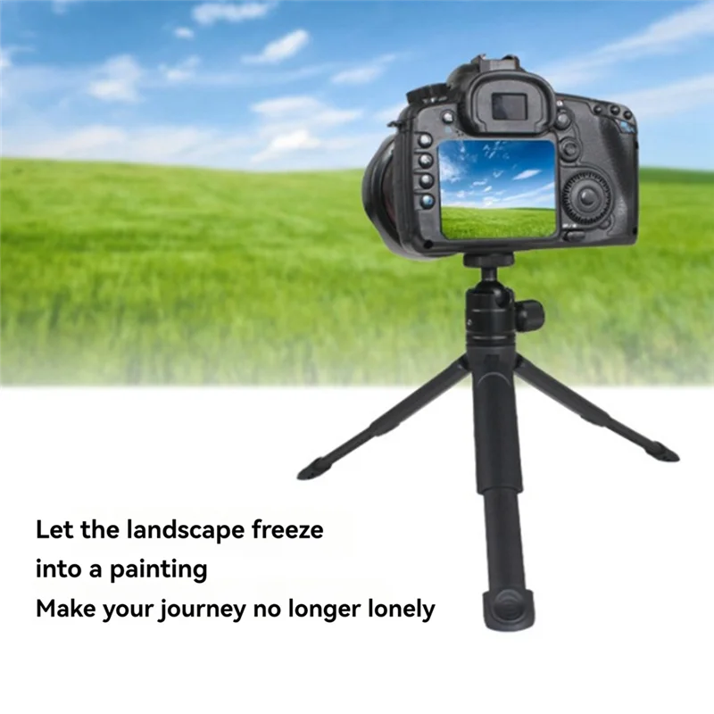 Tabletop Tripod Stand With 1/4 Screw Mount Mini Foldable Portable Table Tripod For Smartphone Camera For Video Recording