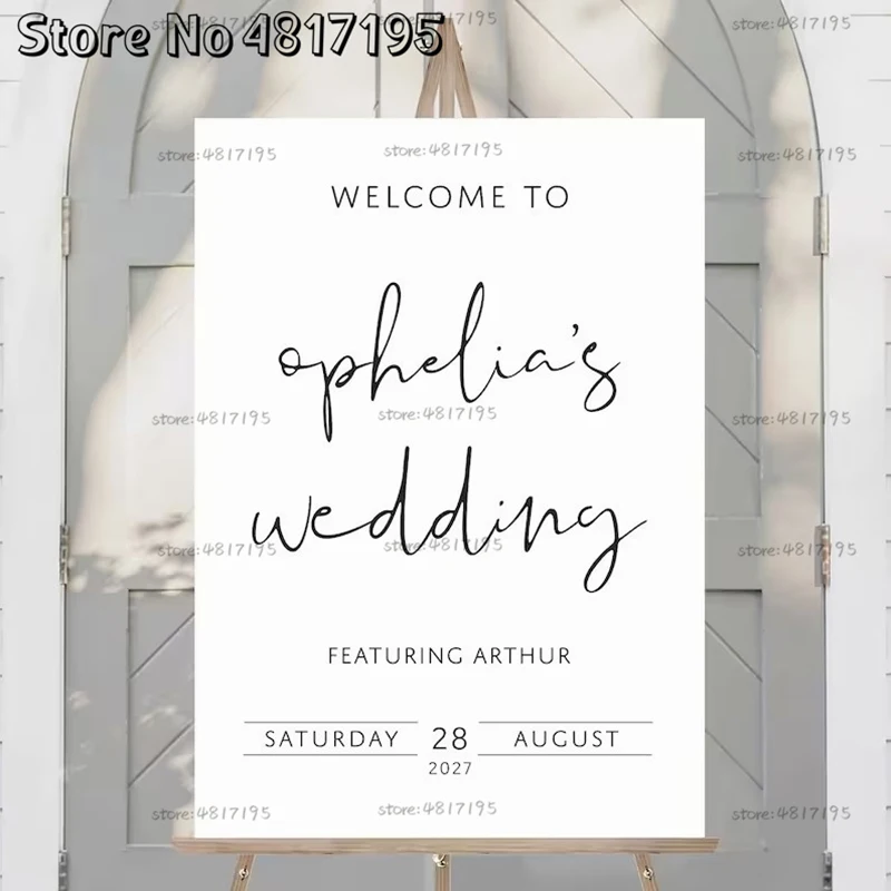 Французский знак приветствия на свадьбу невесты, индивидуальное название, наклейки для свадебной вечеринки, наклейки «сделай сам», наклейки на свадьбу