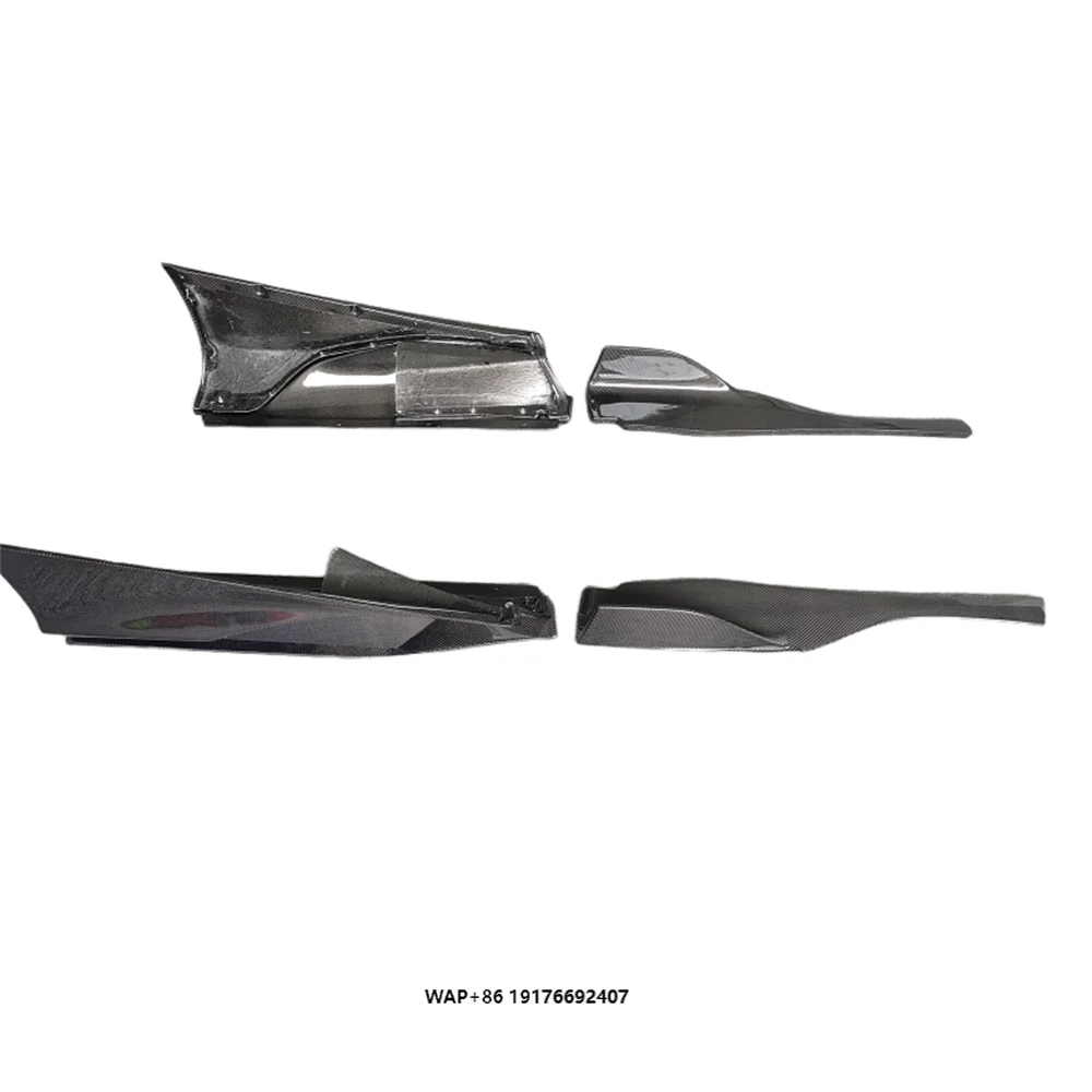 

Upgrade 765LT Style All Carbon Fiber Side Skirts (4 Pieces) Body Kit for McLaren 720S Body Kit