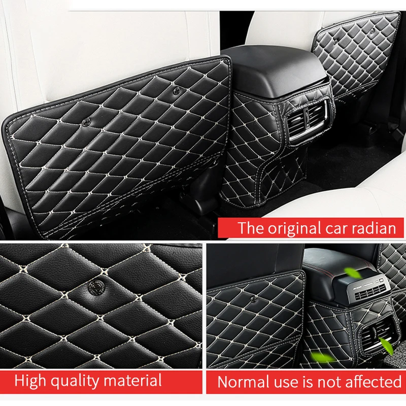 For Mazda CX-5 CX52017-2021 Seat Kick Pad Seat Backrest Rear Anti Dirt Pad Decorative PU Interior Stain Resistance Accessories