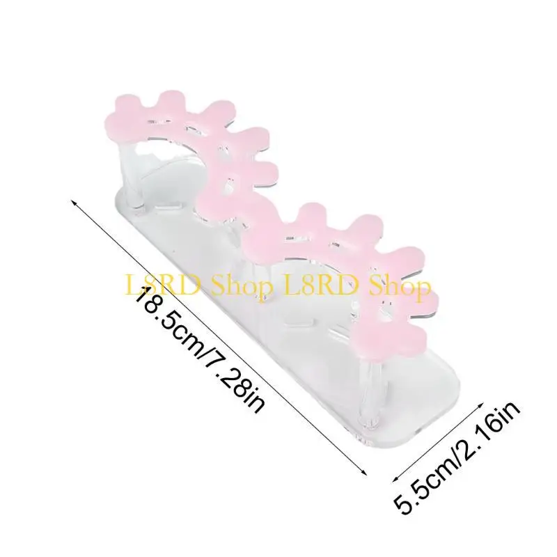 L8RD Tweezers exibem suporte acrílico pinça acrílico titular prateleira pinça pinça armazenamento stand tweezers