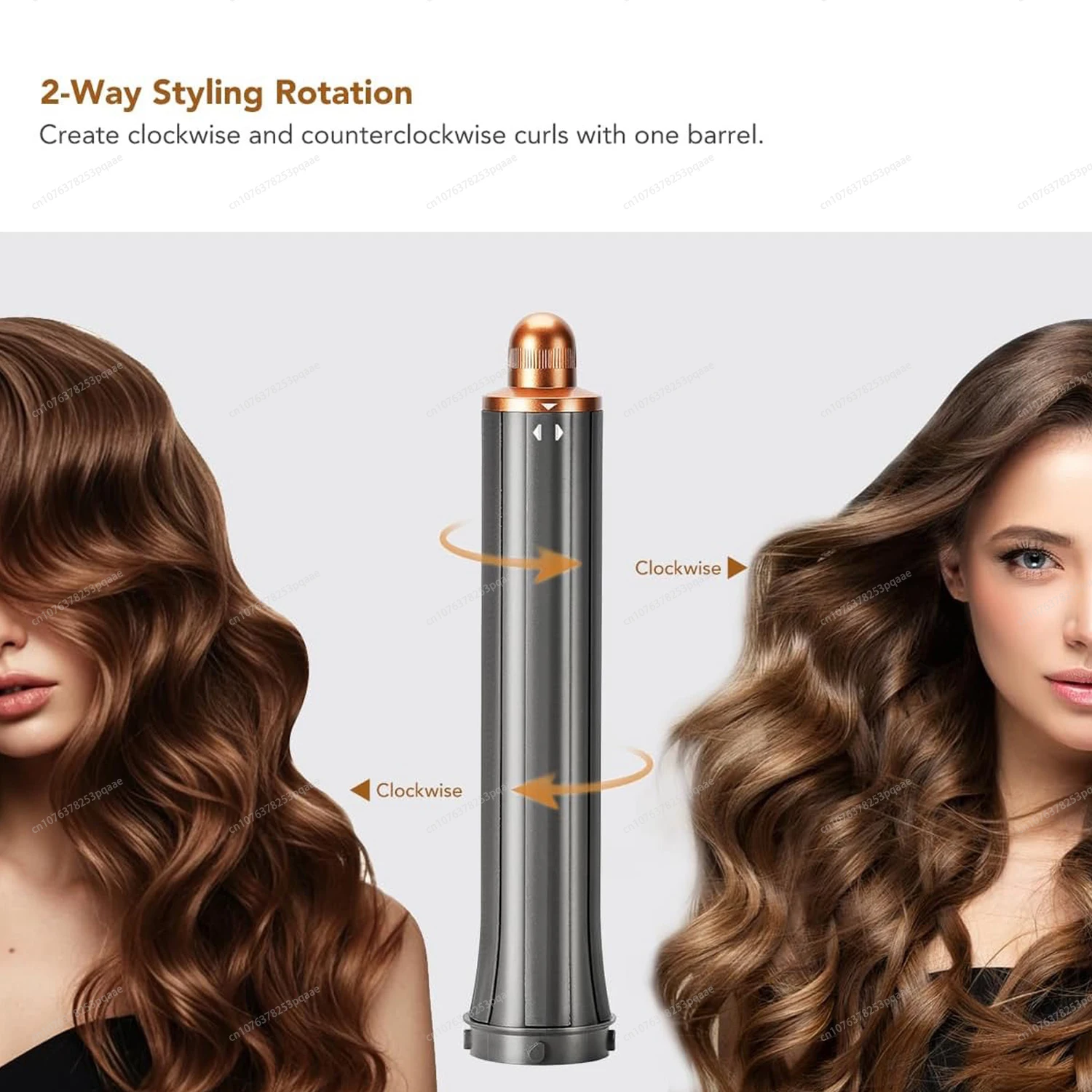 For Dyson Airwrap HS01/05/08 Auto-Curling Nozzle 20/30/40mm Barrel Curly Dual Rotation Curling Waves Voluminous Curly Hair Style image 3
