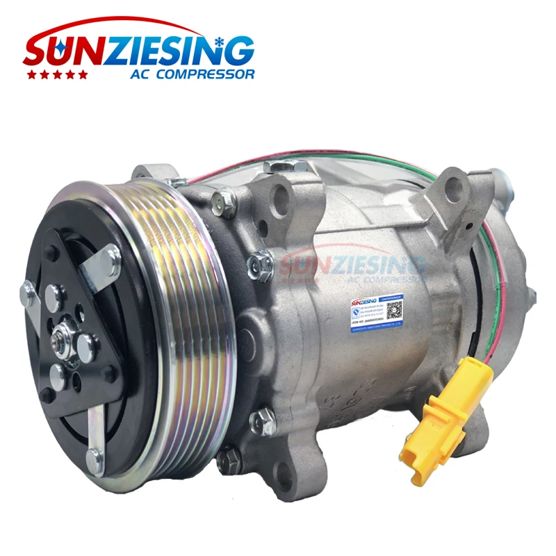 SD6V12 1437 1460 699358 Auto Air AC Compressor For Peugeot 206 307 406 607 806 6453KW 6453LA 9639078280 9659230880 9682930280