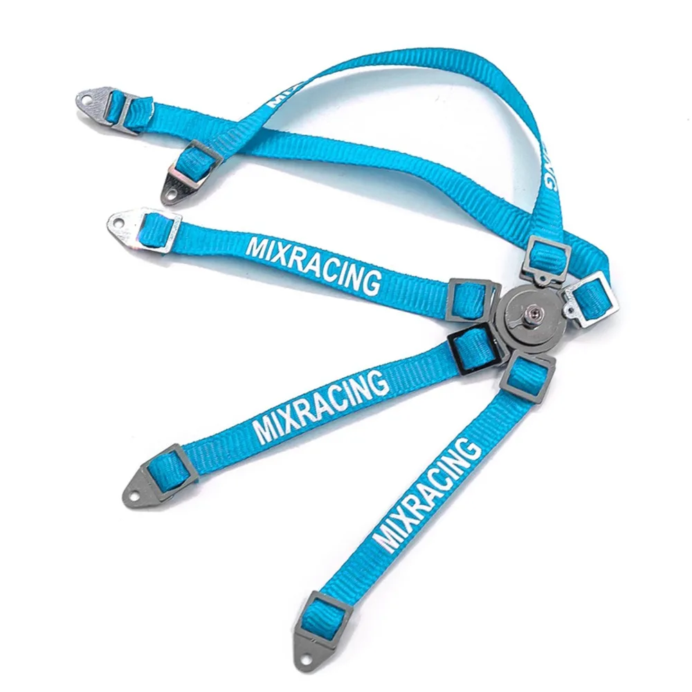1/10 RCクローラーカー用シミュレーション安全シートベルト、ドライバーシートベルト、シートベルト