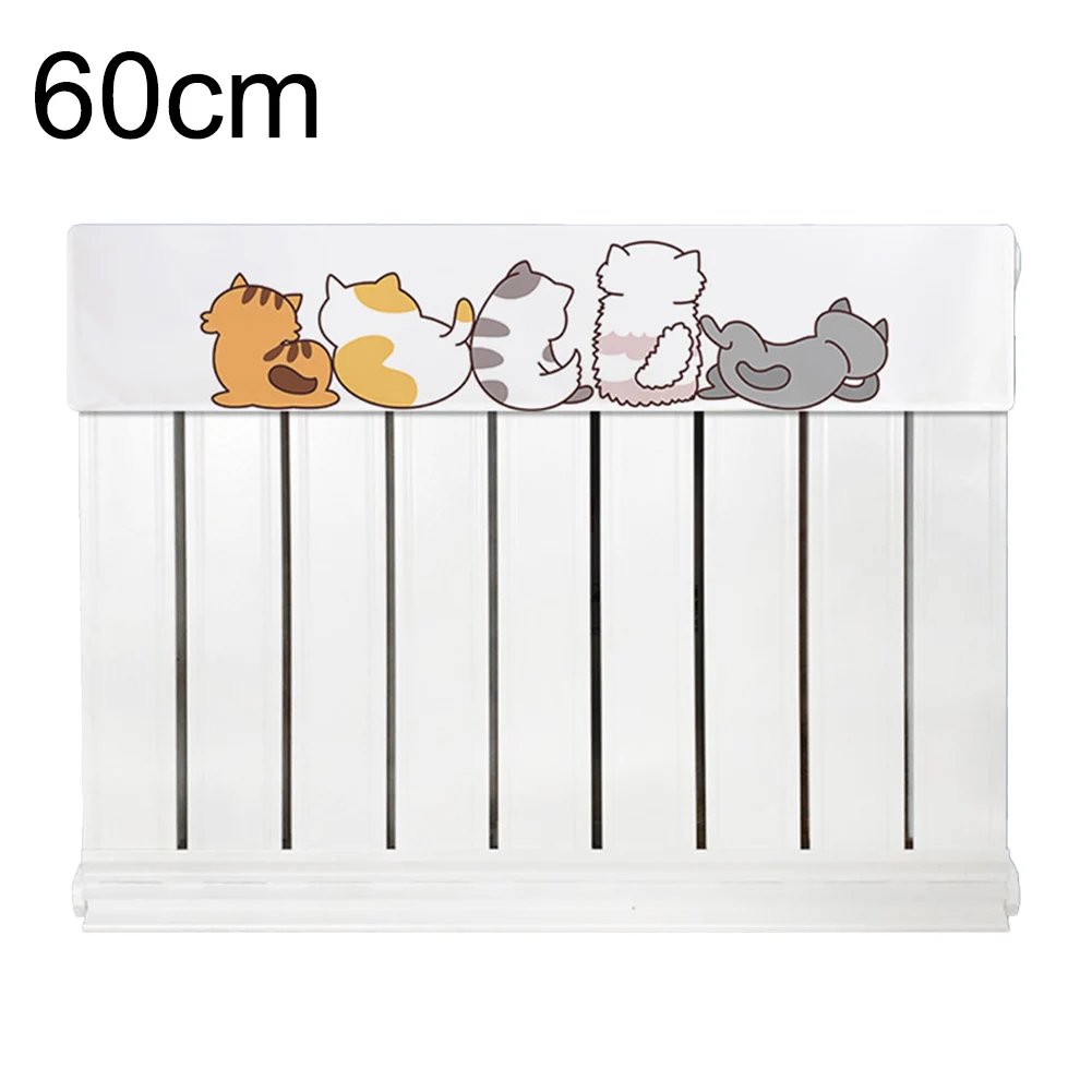 Home Decoration 100cm Radiator Dust Cover Contemporary Home Accessory Floral Patterns Gentle Touch Fabric Long-lasting Elegance