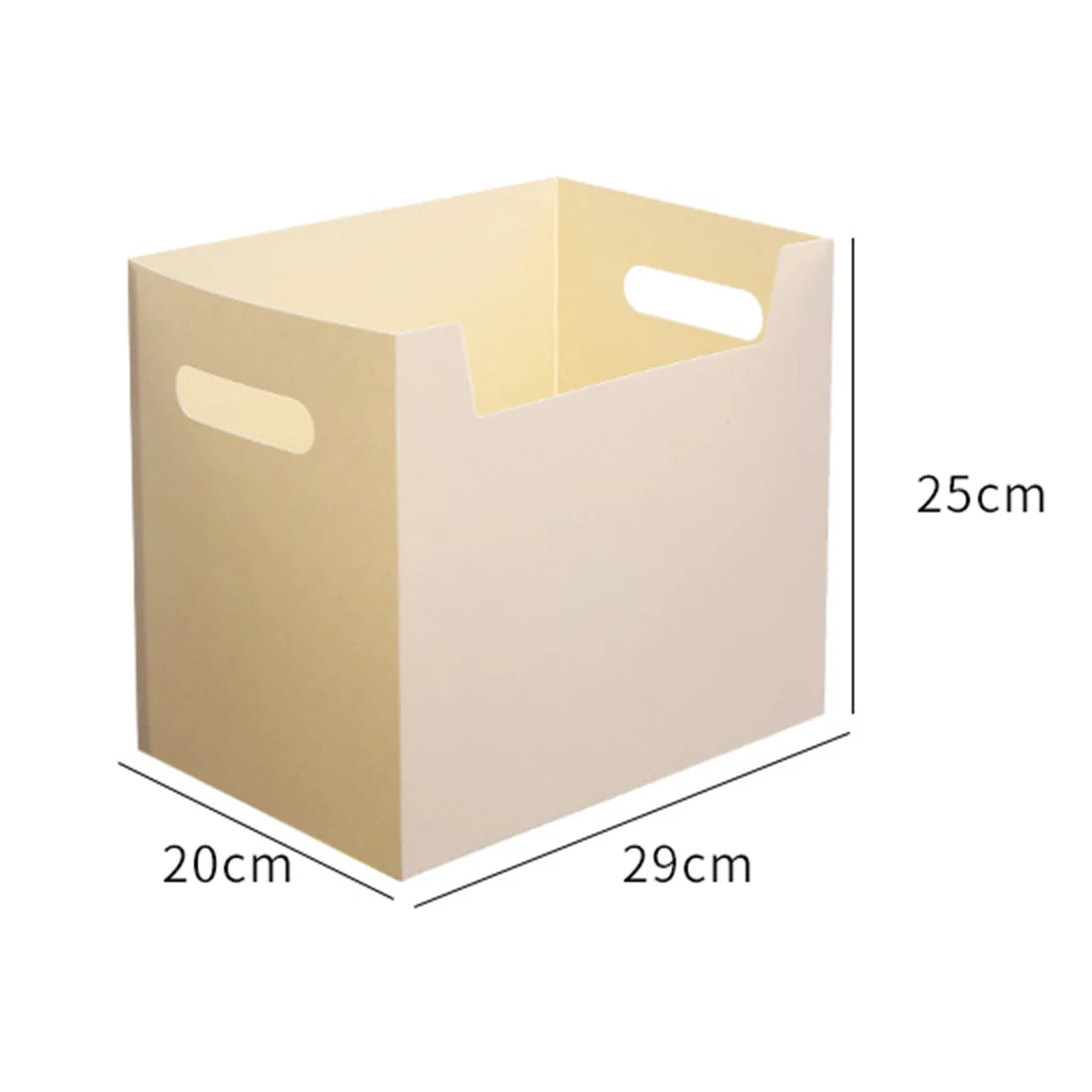 Desktop Storage Box Multifunctional Portable Foldable Box Organizer Storage Bin with Side Handle Cabinet