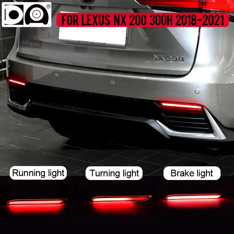 Special Rear Bumper Lamp led Brake light Running light Dynamic turn light for Lexus NX200 NX300h 2018 2019 2020 2021