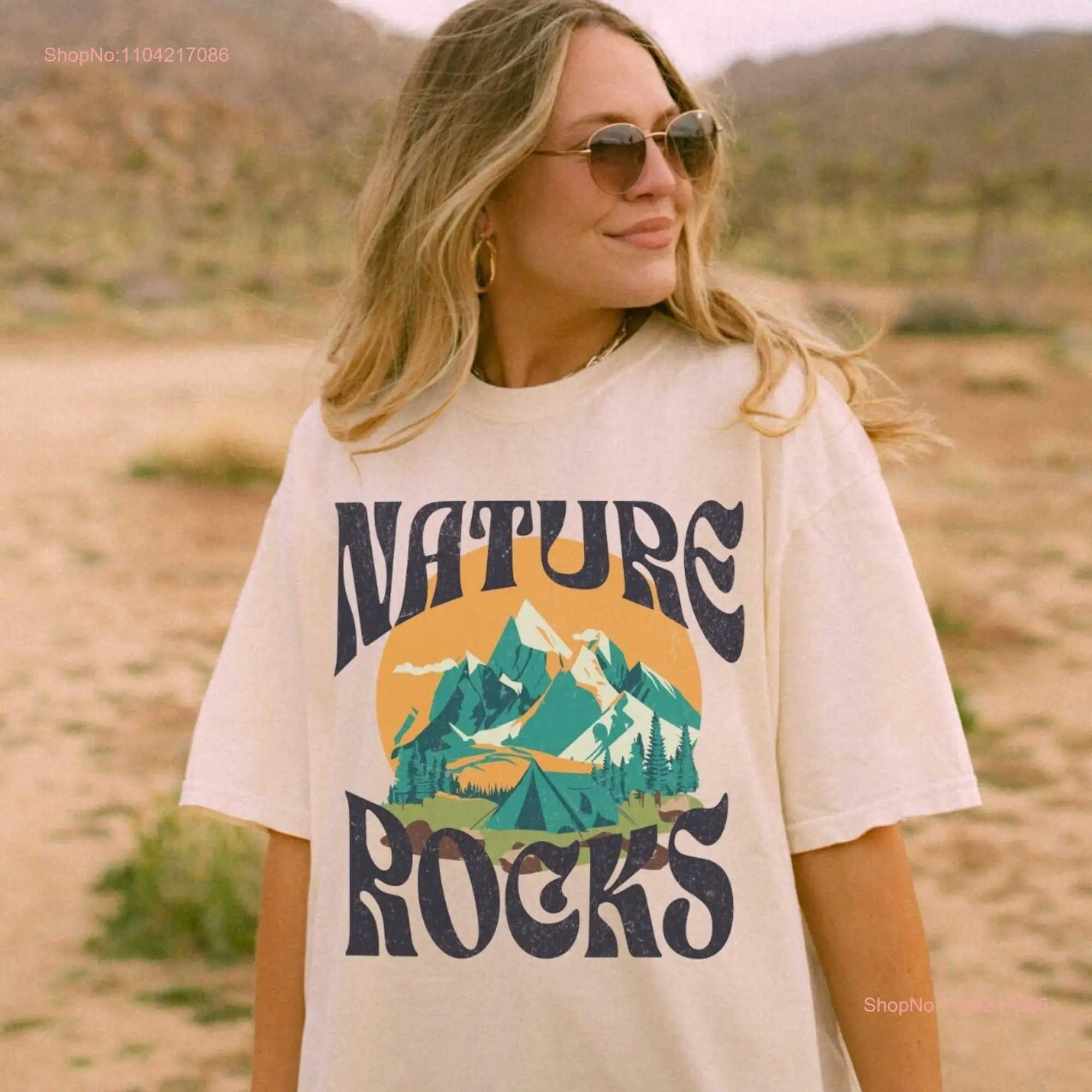 Granola Girl Aesthetic T Shirt Nature Rocks Naturecore Gorpcore Indie Wild Adventure Hiking Mountain Camping