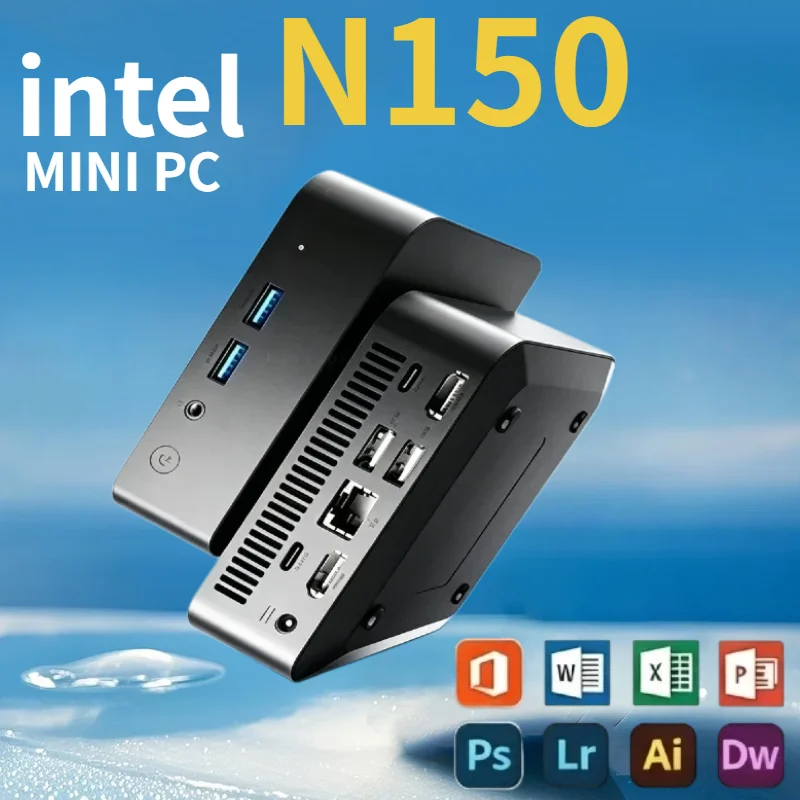 

【Brand+】NEW Mini PC WiFi6 Intel N150 1TB 2TB SSD 16GB RAM Windows 11 Portable Gaming Desktop Office Computer