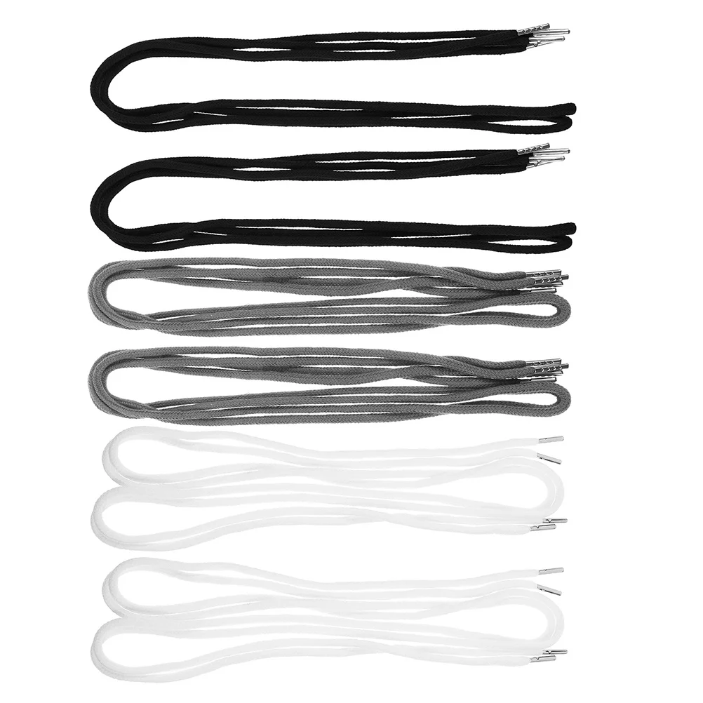 

18Pcs Elastic Hoodie Drawstring Cord Replacement Sweatpants Waist Adjustable Round Rope with Metal Tips for Pants Shorts Jackets