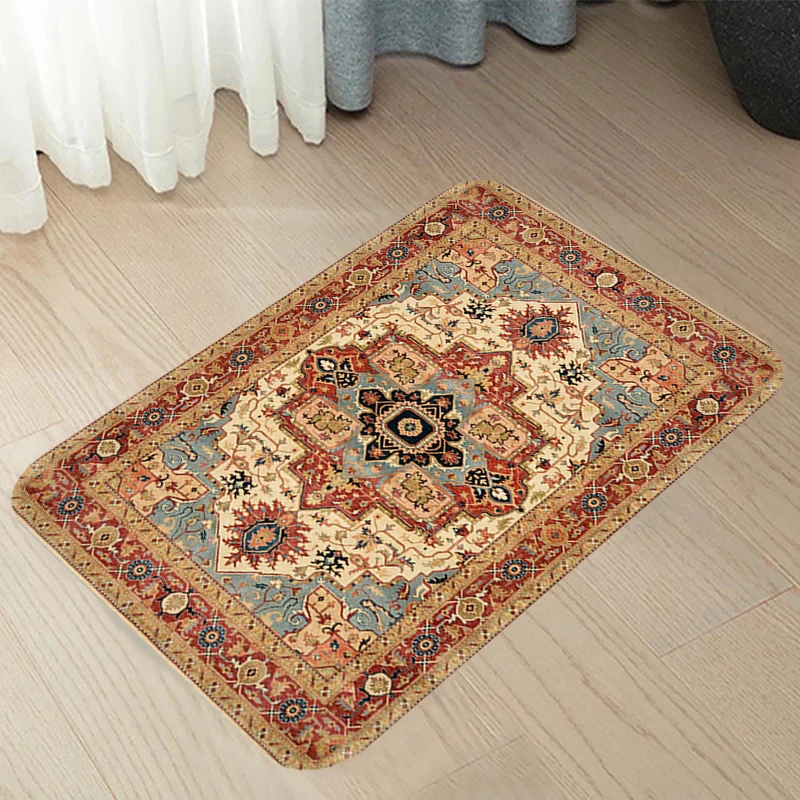 Boho Style Entrance Doormat Balcony Carpet Living Room Rugs Foot Carpets Bathroom Rug Floor Mats Non-slip Hallway Mat Home Decor