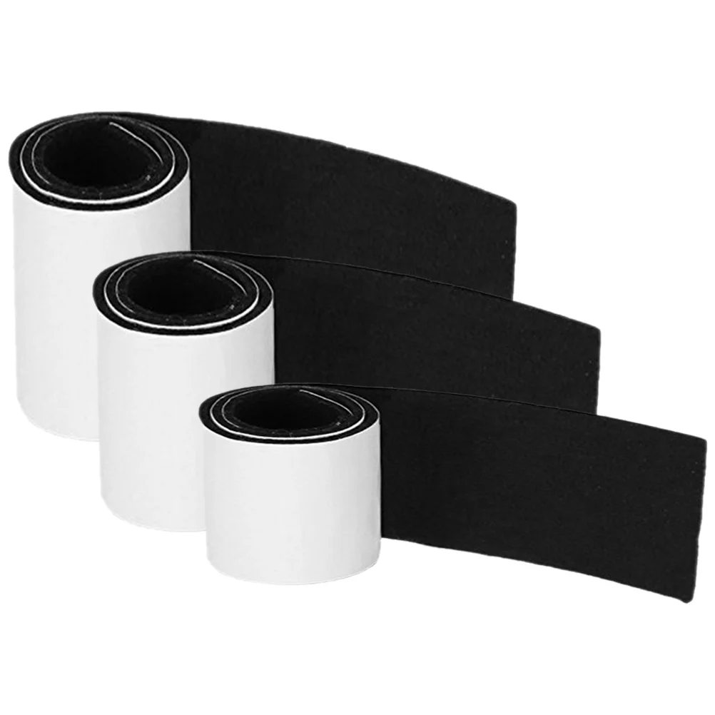 

3 Rolls Home Protective Felt Strips Furniture Stickers Pads Adhesive Tape for Hardwood Floors Chair Leg Protectors