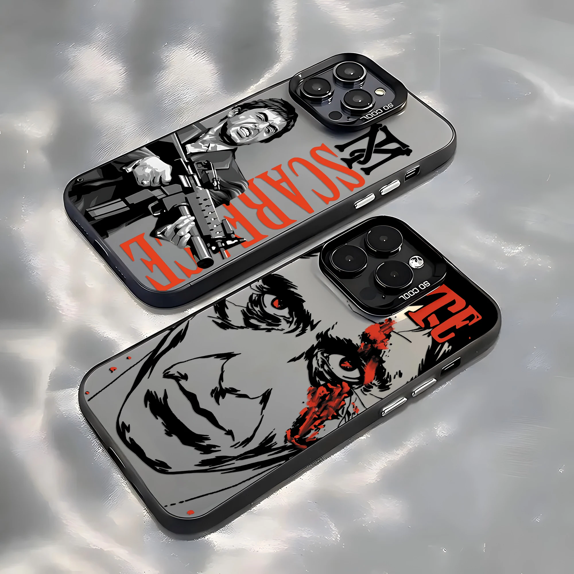 Scarface 1983 filme al pacino filme caso de telefone para iphone 17 16e 16 15 14 13 12 11 mini pro max x xr xsmax 87 ar mais capa traseira