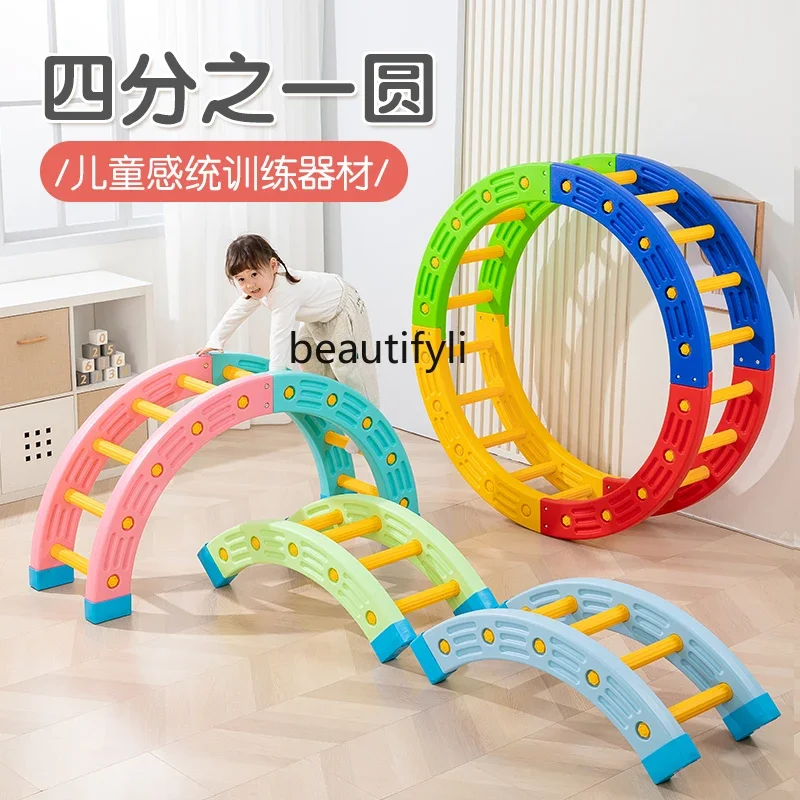 

Sensory training equipment kindergarten early education household balance single-plank bridge climbing frame toys