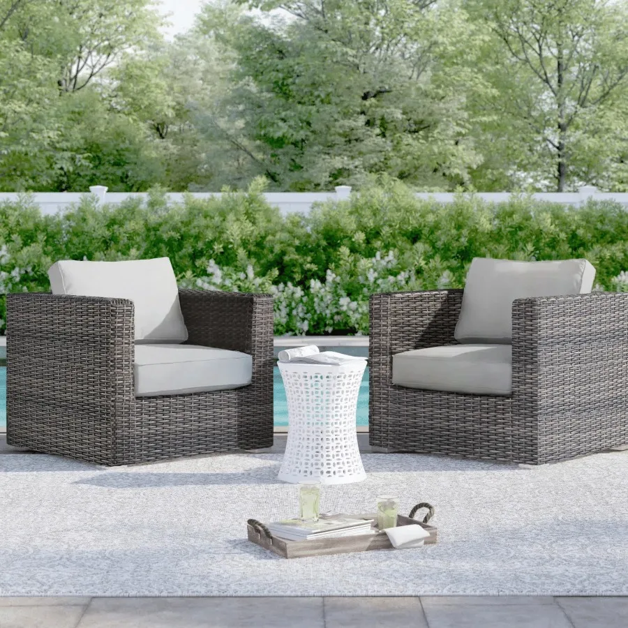 

ComfortReady Fully Assembled Patio Chair with Plush Cushions Ideal for Outdoor Relaxation