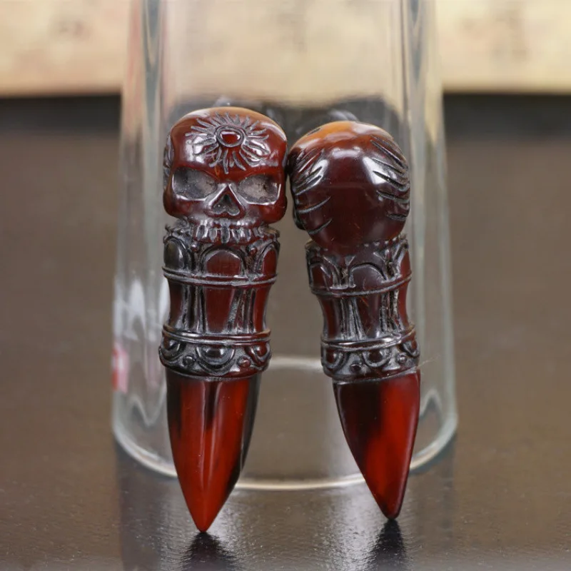 

Тибетский стиль, ручка яка, демонический товкач, волшебный рог, антикварный орнамент, кулон