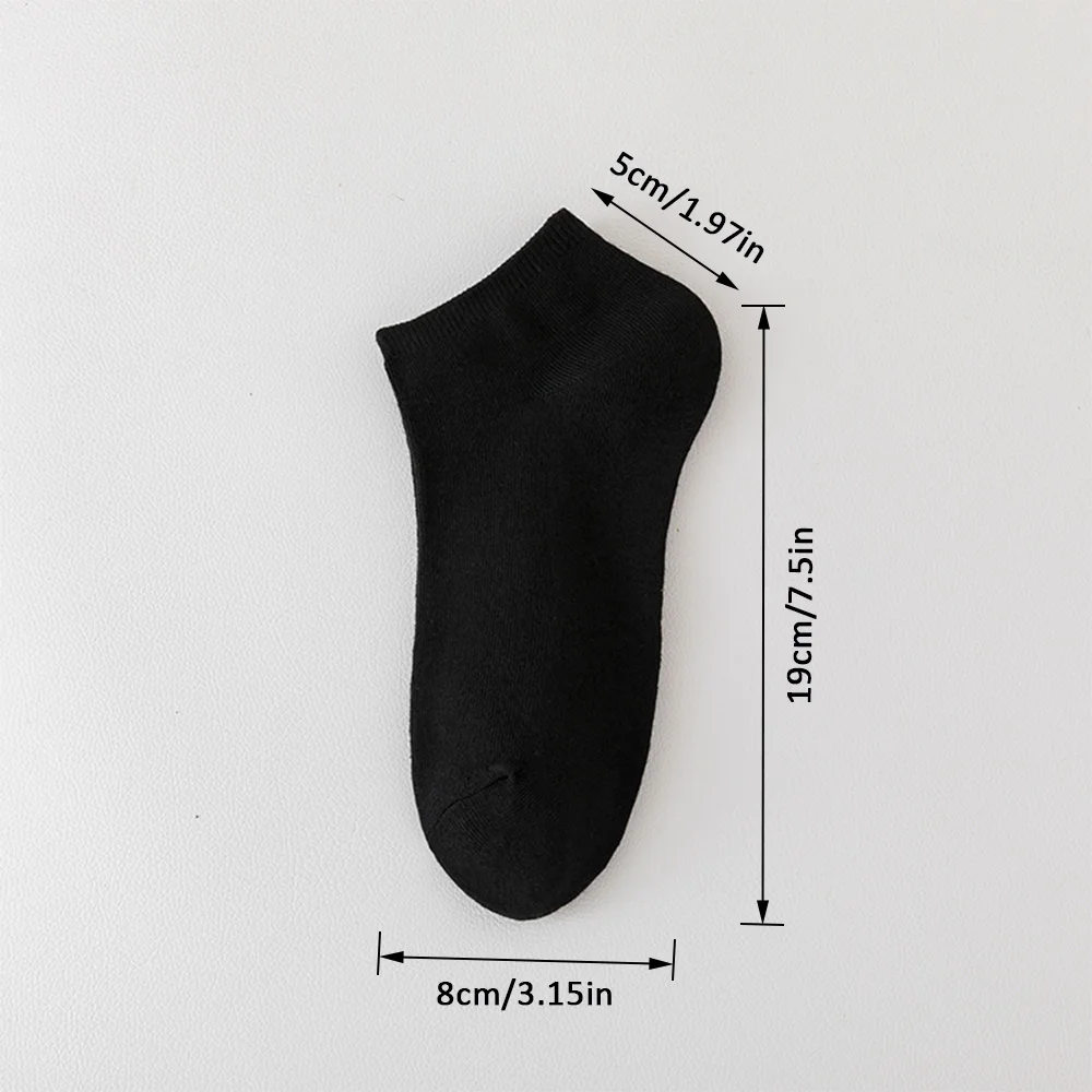 Chaussettes de Bateau Invisibles en Silicone pour Homme et Femme, Coupe Basse, Sans Rinçage, Solides, Décontractées, Respirantes, Été, 10 Paires