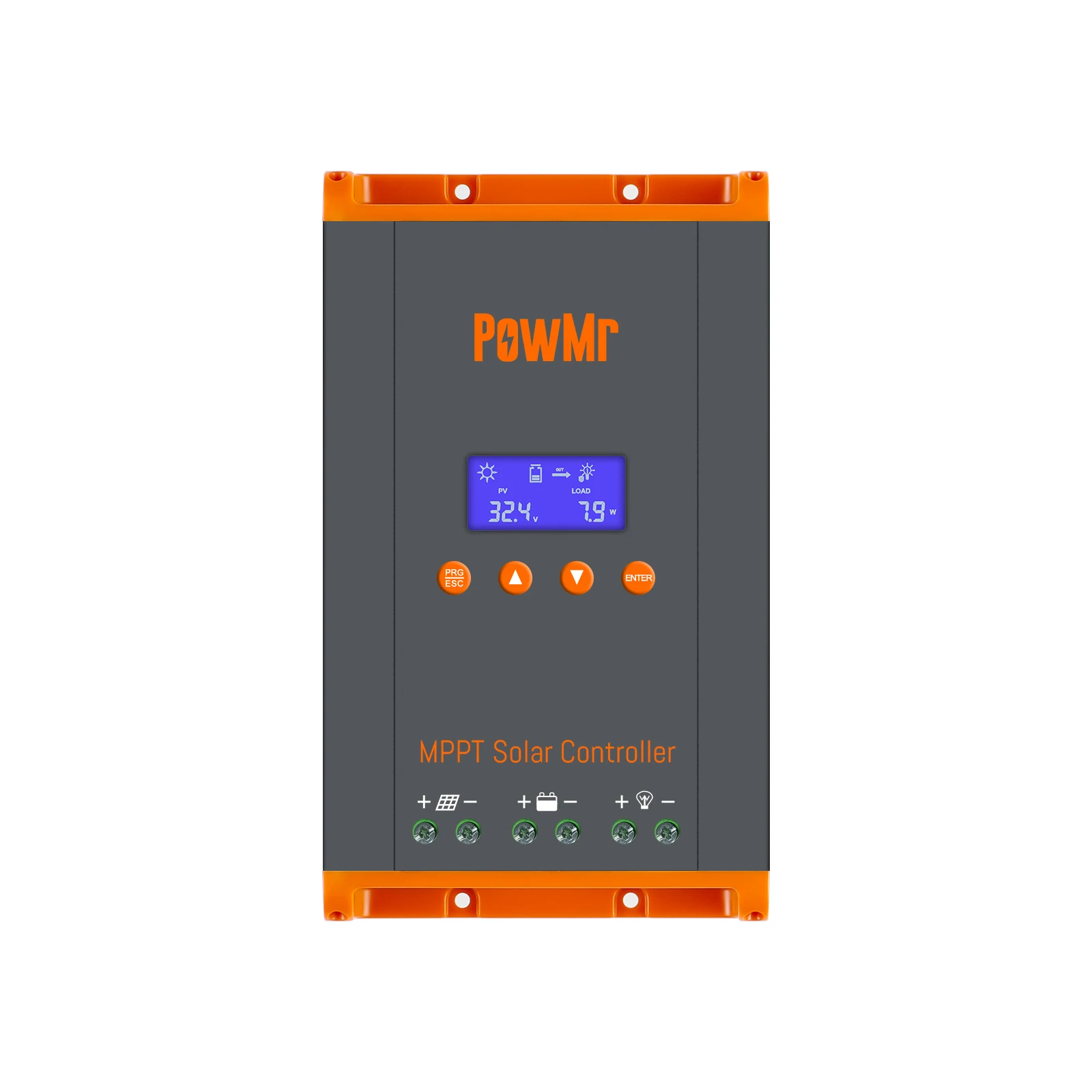 PowMr 60 amp MPPT Charge Controller 12/24/36/48V Auto can Parallel 12 units Solar Charger Controller Regulator