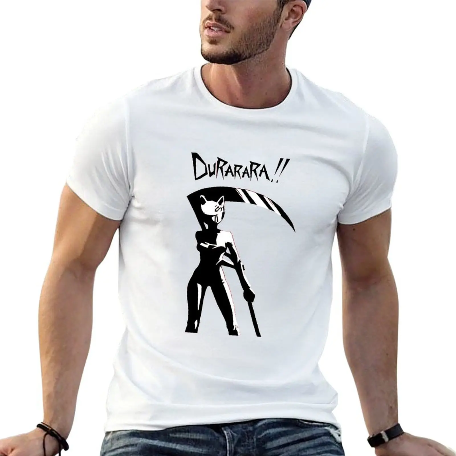 

Музыкальная винтажная ретро футболка Durarara Celty Gifts For Everyone, мужская футболка, мужская футболка из 100% хлопка, футболка люксового бренда