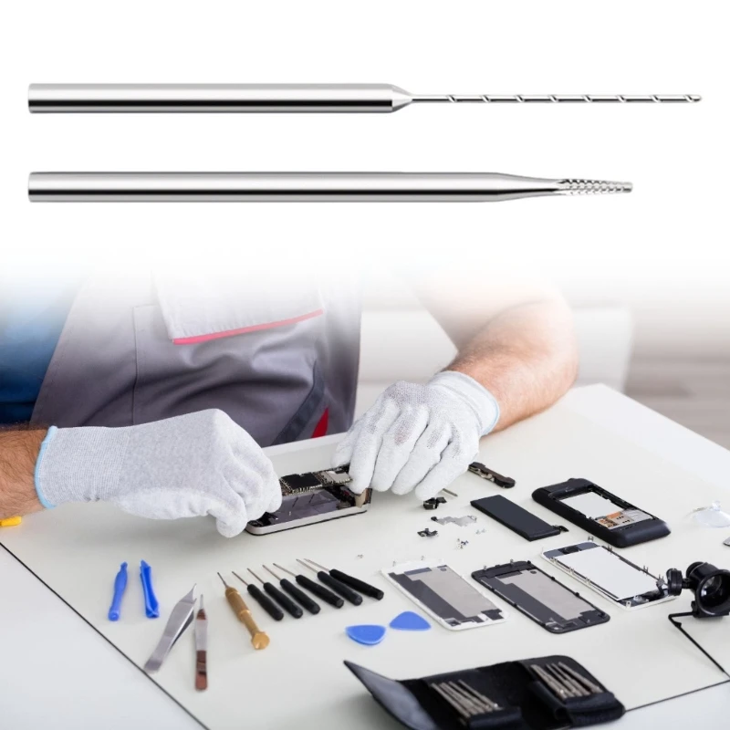 Juego brocas tornillo dañadas acero aleación 2 piezas para eliminación pernos oxidados