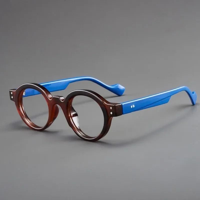 Lunettes de presbytie rétro pour hommes et femmes, en résine, degré de presbytie, verre, petit cadre rond, visage Hawksbill, tortue, lunettes de lecture