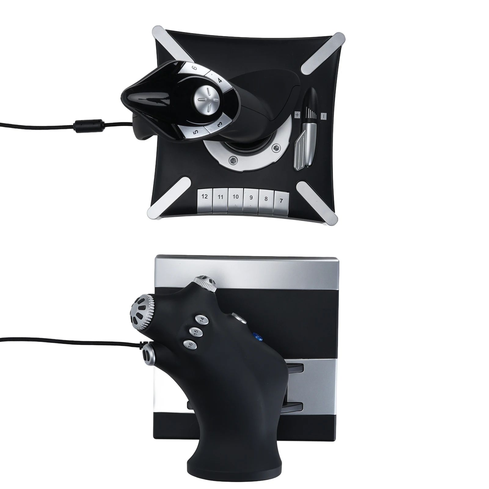 Joystick de simulation de vol avec fonction de vibration, contrôle du simulateur de vol pour la série X S Wins7 8 10 11