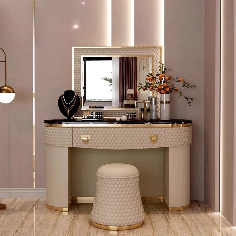 

Organizers Storage Dressing Table Natural Design Apartment Comfortable Dressing Table Modern Hairstyle Schminktisch Furniture