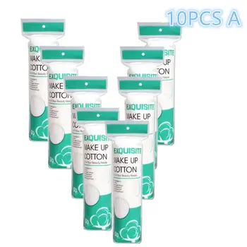 일회용 페이셜 퍼프 코튼 패드, 메이크업 액세서리 리무버, 실용적인 얼굴, 10X * 100 개 
