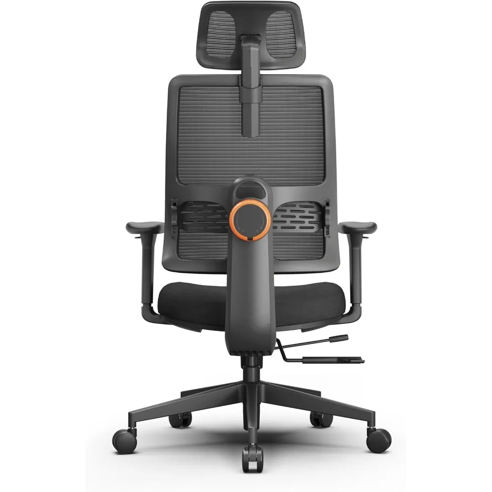 كرسي مكتب مريح عالي الظهر مع دعم قطني متكيف وميزات قابلة للتعديل #6