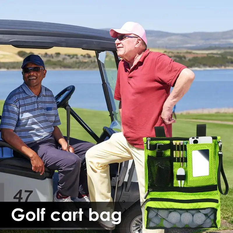 Golf Ball Bag Pouch Golf Mini Pouch Organizer Bag Zippered Valuables Bag Foldable Storage Bag Durable Multifunctional Golf bag