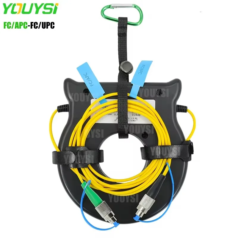 

FC/APC-FC/UPC OTDR Fiber Launch Cable Box 150m/300m/500m/1km SM 9/125μm OTDR Fiber Rings SM 1310/1550nm Fiber Tester