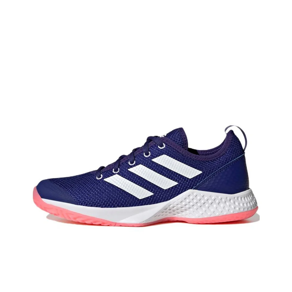 Adidas Court Tennis Shoes Women's Low Top Purple/White/Pink GZ0707