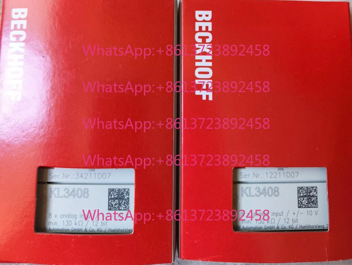 BECKHOFF KL3408 module | Original and genuine German