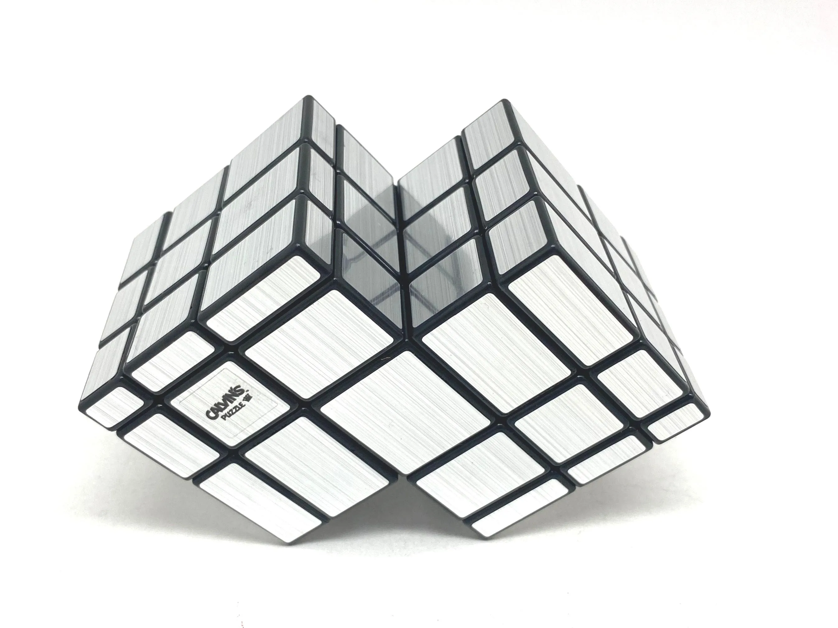 

Calvin Mirror Double Cube Sticker Magic Cube Strange Shape Speed Cube Professional Puzzle Toy Children Gift Cubo Magico Puzzle