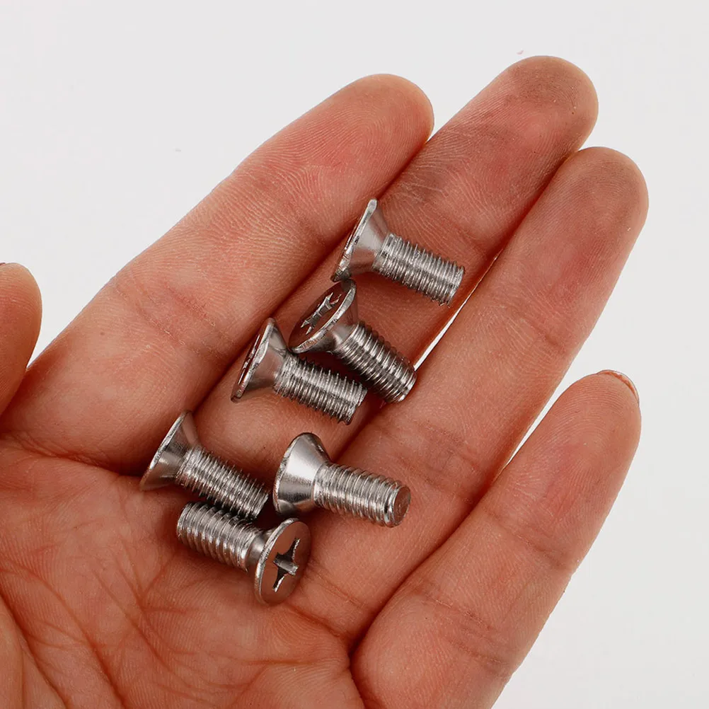 

8Pcs Automotive Brake Disc Rotor Retaining Screws Stainless Steel Front Rear Disc Brake Screw Set Secure Fastening Easy Mounting